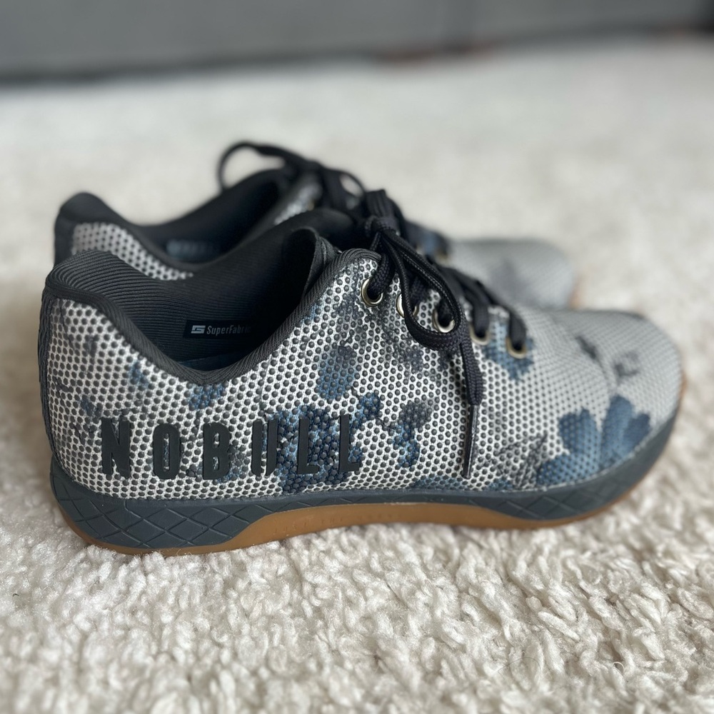 NOBULL Sneakers - Flower Gray, Blue and Black